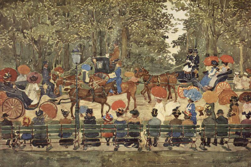 Maurice Prendergast Central Park, China oil painting art